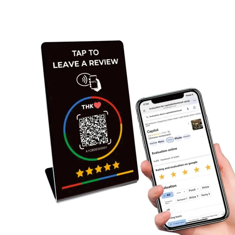 Tarjeta NFC Para Reseñas